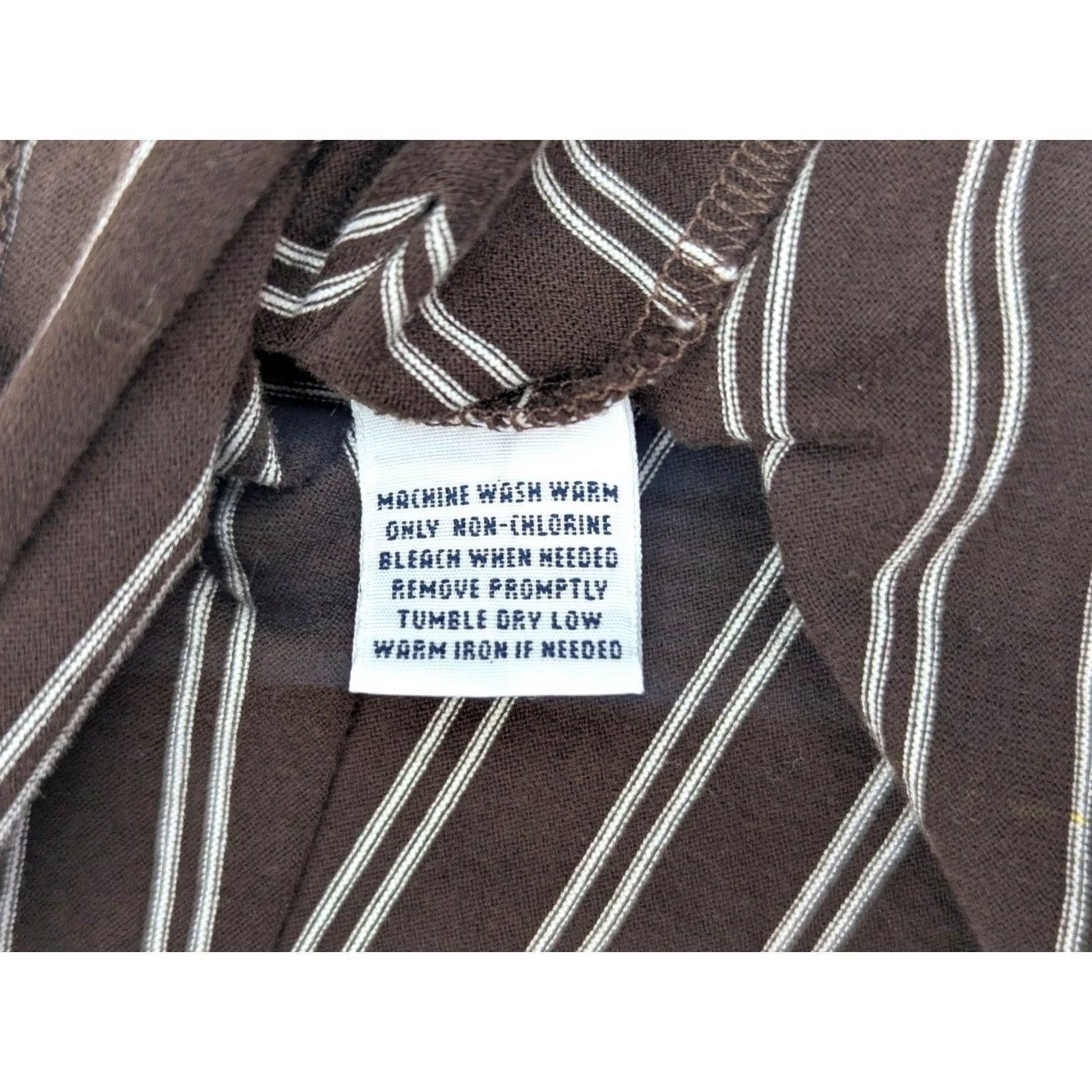 Polo Ralph Lauren VINTAGE Polo Ralph Lauren Polo Golf Brown White Stripe Polo Shirt XL Men Short Sleeve Size US XL / EU 56 / 4 - 5 Thumbnail