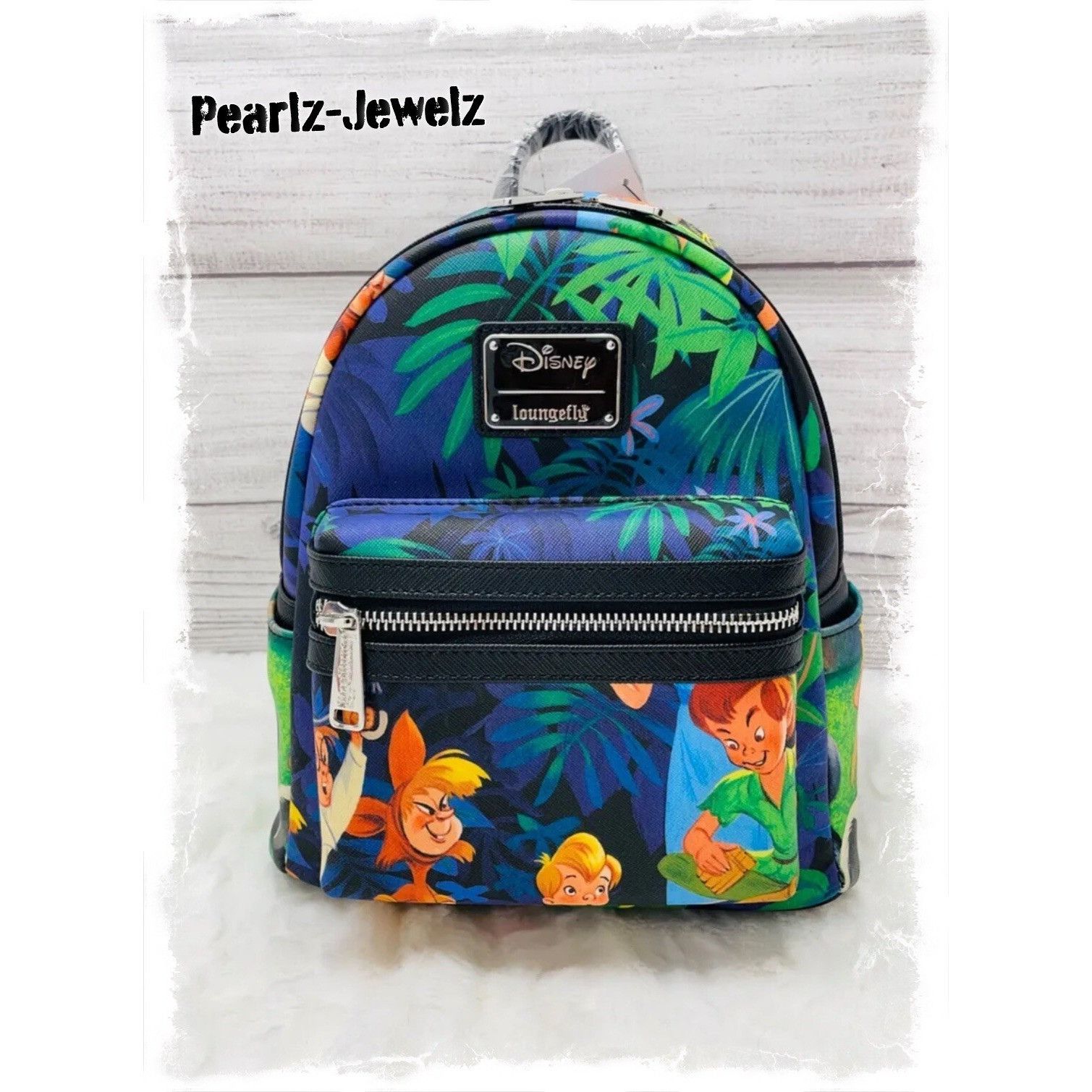 Disney Loungefly Disney Peter Pan Scened Tropical Lost Boys Wendy Size ONE SIZE - 1 Thumbnail