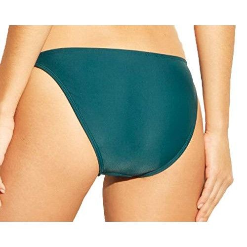 Other Womens Teal Bikini Bottom With Multicolor Elastic Side Strap Size ONE SIZE - 2 Thumbnail