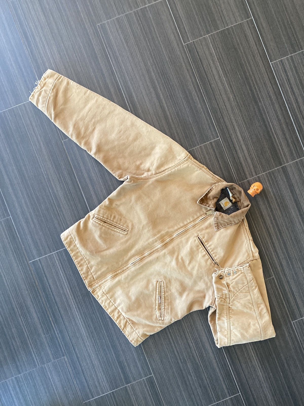 Carhartt Vintage 80s Carhartt work jacket L Size US L / EU 52-54 / 3 - 3 Thumbnail