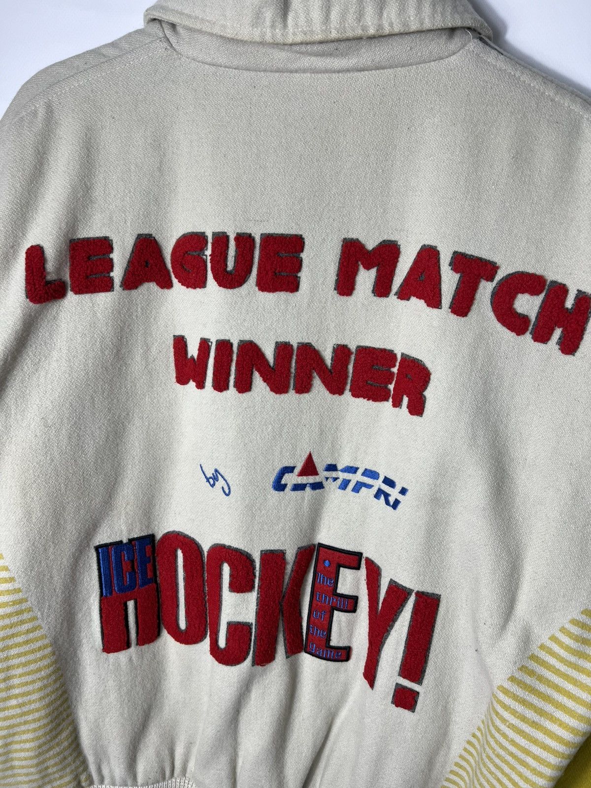 NHL Vintage 92 Campri International Hockey League Varsity Jacket Size US M / EU 48-50 / 2 - 8 Thumbnail