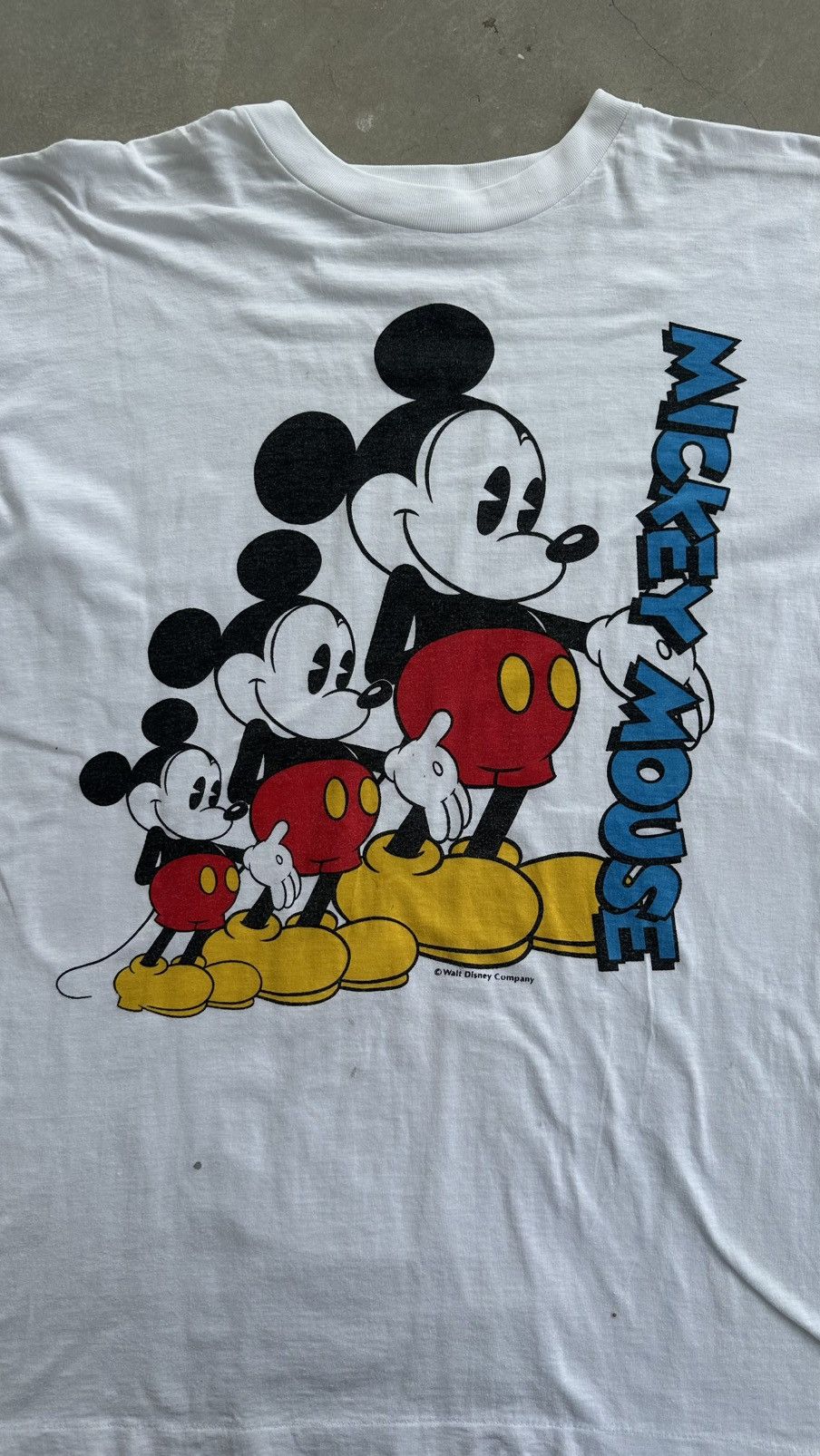 Mickey Mouse × Vintage VINTAGE MICKEY MOUSE DIA CLUB IDENTICAL MICKEY TEE Size US L / EU 52-54 / 3 - 2 Thumbnail