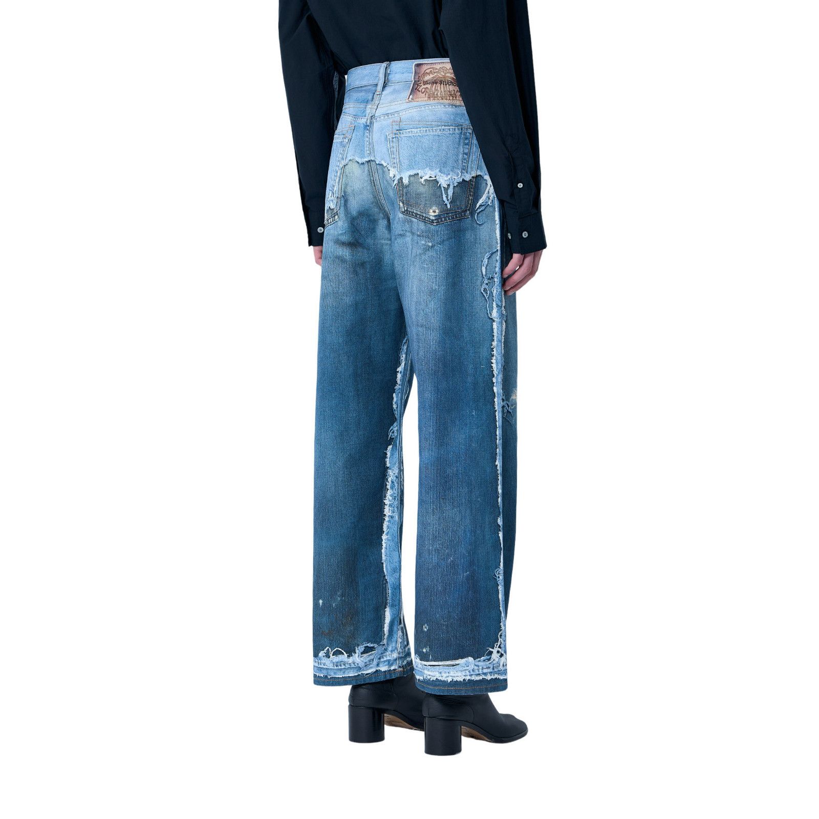 Acne Studios ACNE STUDIOS Trompe-L'Oeil Jeans New & Authentic (Men's size Size US 28 / EU 44 - 2 Thumbnail