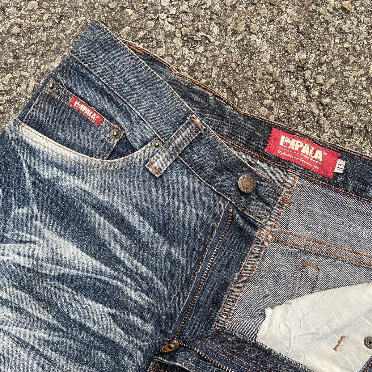 Hysteric Glamour Flare Jeans by Impala Japanese Brand Clawmark Boot Cut Denim Size US 32 / EU 48 - 6 Thumbnail