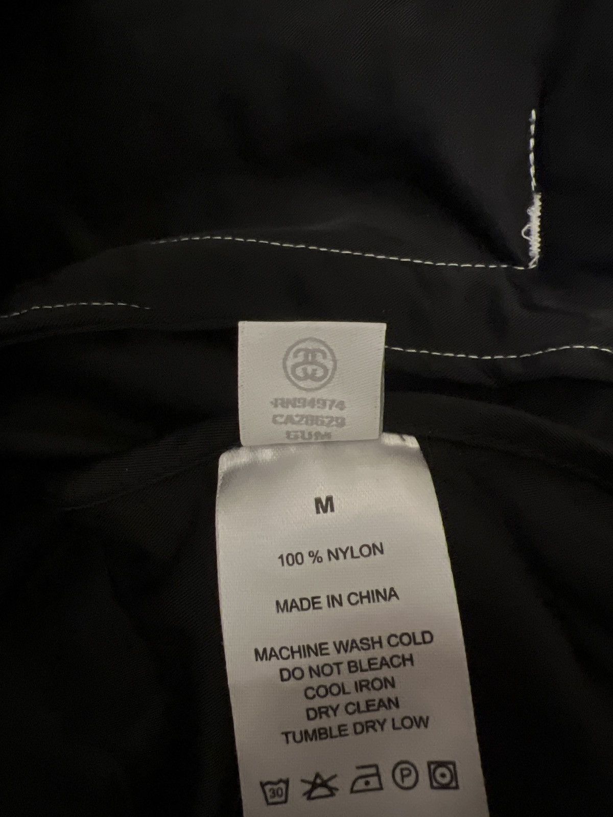 Stussy Stussy Contrast Stitch Folsom Jacket Size Medium Black Size US M / EU 48-50 / 2 - 6 Thumbnail