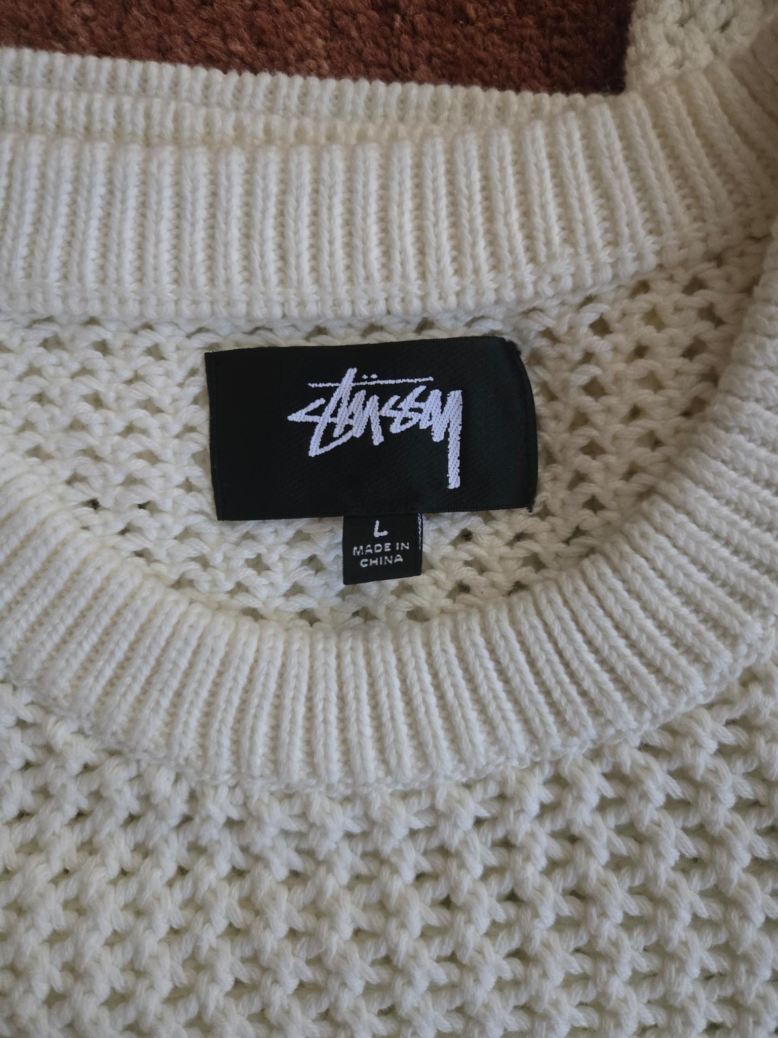 Stussy Stussy FW23 Pigment Dyed Loose Gauge Sweater Size US L / EU 52-54 / 3 - 3 Thumbnail