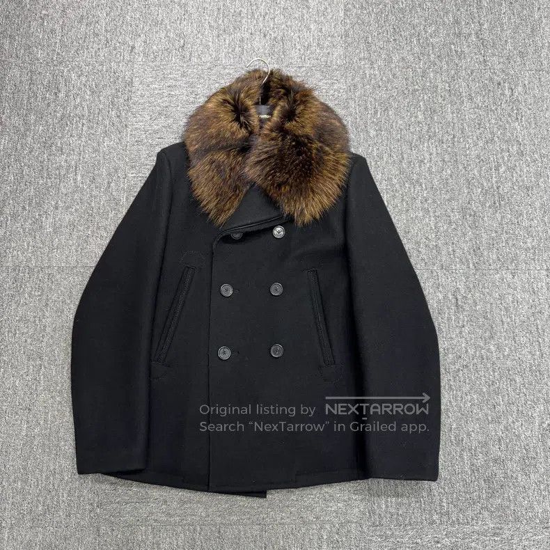 Jil Sander Jil Sander size 48 Wool jacket with fur collar Size US M / EU 48-50 / 2 - 1 Thumbnail
