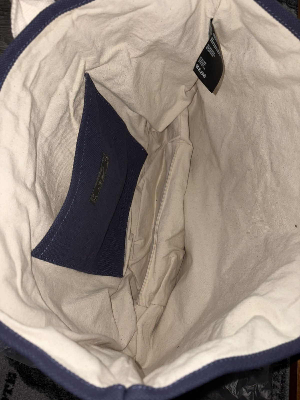 Kith Kith Canvas Tote Bag Nocturnal (NYC Instore Exclusive) Size ONE SIZE - 4 Thumbnail