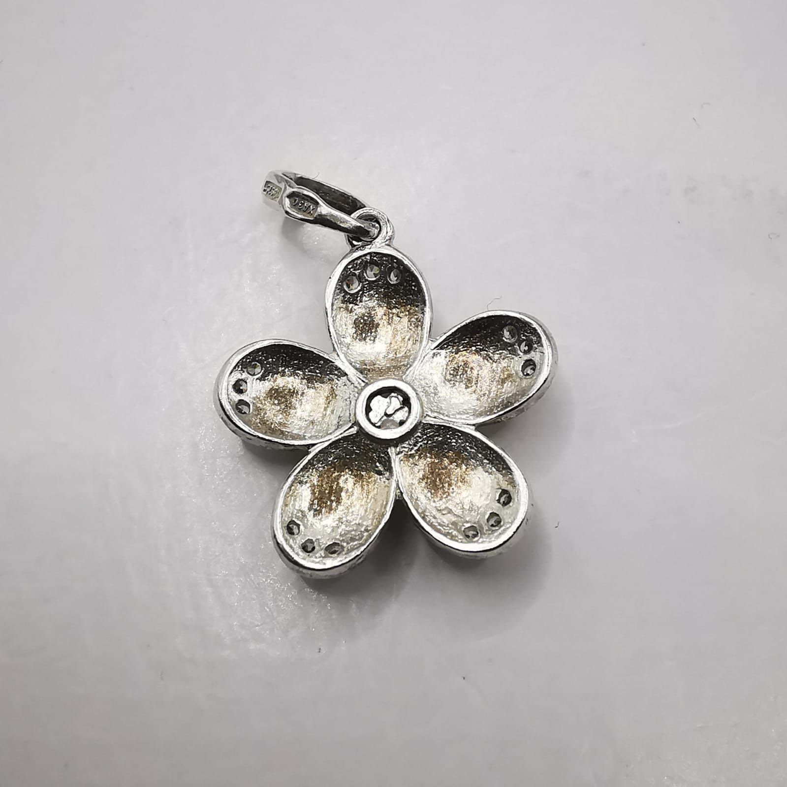 Sterling Silver Vintage Elegant Pendant made of 925 silver 2,33g Size ONE SIZE - 4 Thumbnail
