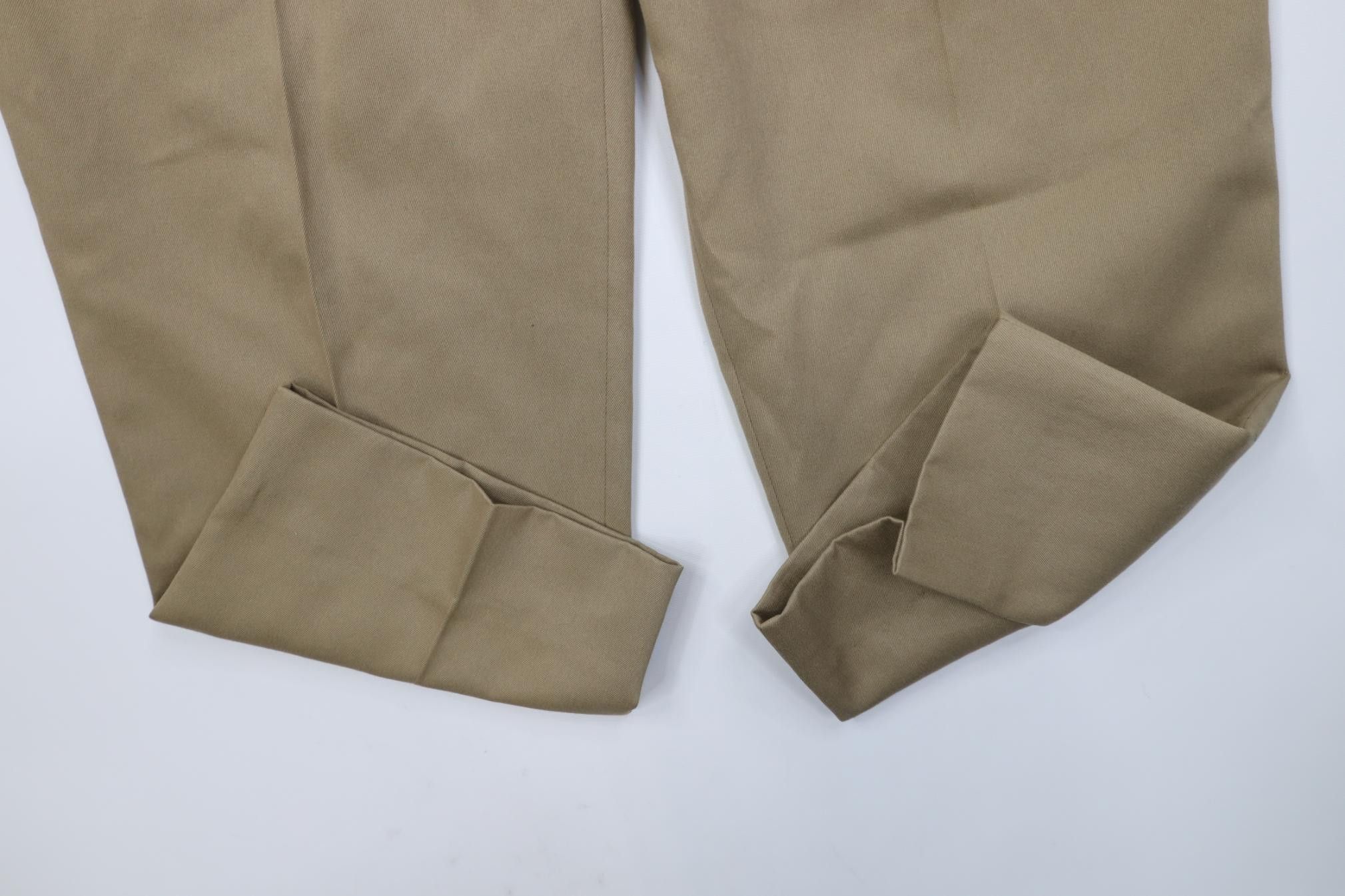 Vintage Vintage 90s Streetwear Wide Leg Chino Pants Trousers Beige Size US 36 / EU 52 - 5 Thumbnail