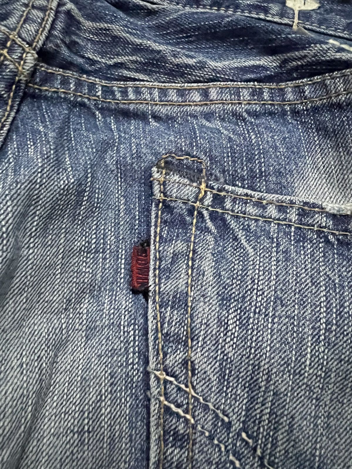 Japanese Brand 💥Rare💥Edwin 503 Honeycomb Faded Jean Very Rare Size US 34 / EU 50 - 18 Thumbnail