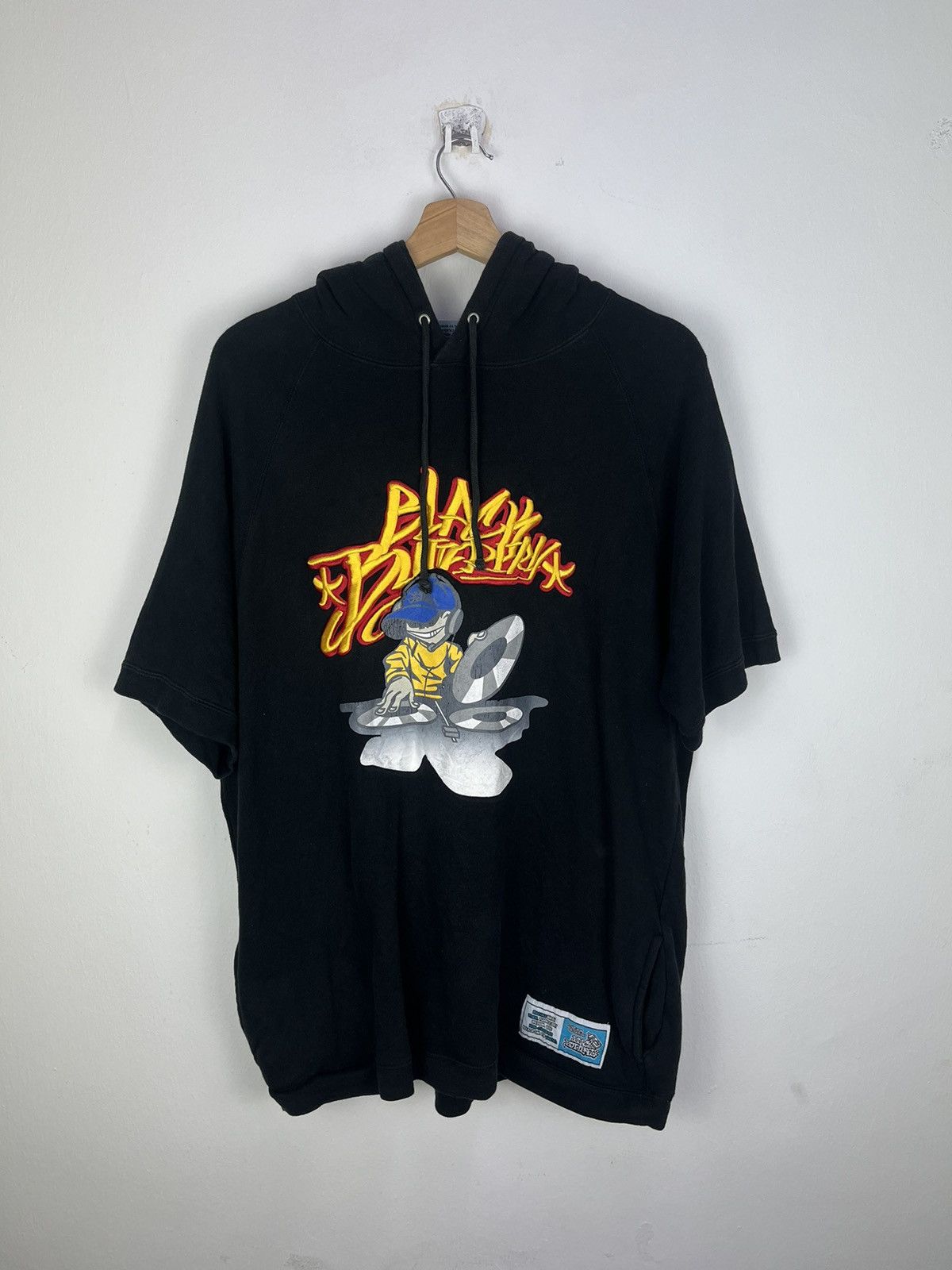 JNCO Vintage Y2K SOHK Black Butterfly Hoodie Dj Cyber Skater Size US XL / EU 56 / 4 - 1 Thumbnail