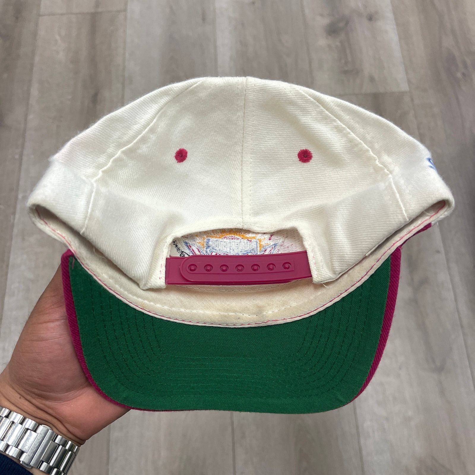 Vintage 1994 Super Bowl XXIX Sharktooth Logo Athletic Snapback Hat Size ONE SIZE - 4 Thumbnail