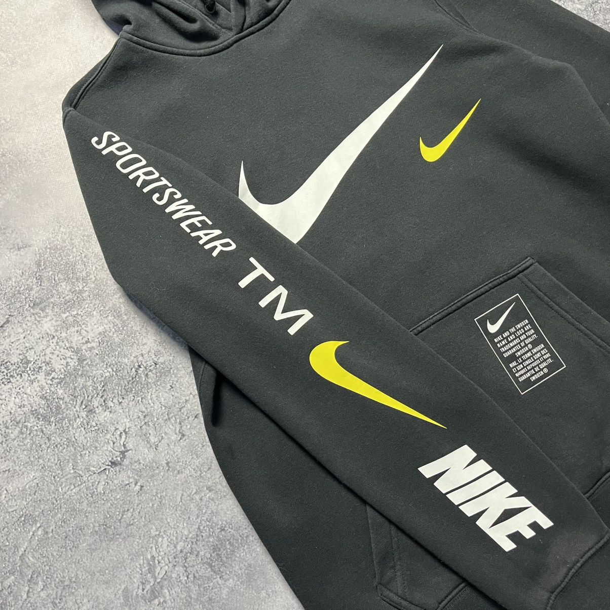 Nike Nike Sportswear TM NSW Hoodie Big Swoosh Logo Y2K Streetwear Size US S / EU 44-46 / 1 - 3 Thumbnail