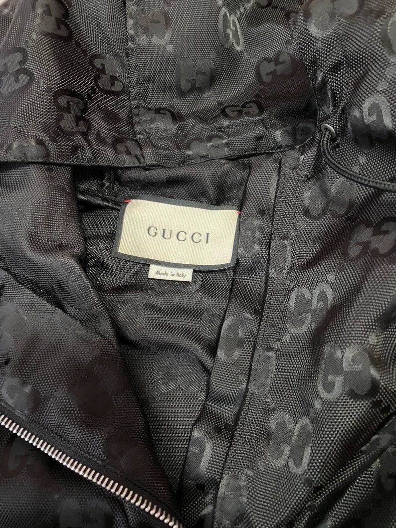Gucci Gucci Spring and Autumn Black Polyester/Nylon Jacket Old Fl Size US S / EU 44-46 / 1 - 2 Thumbnail
