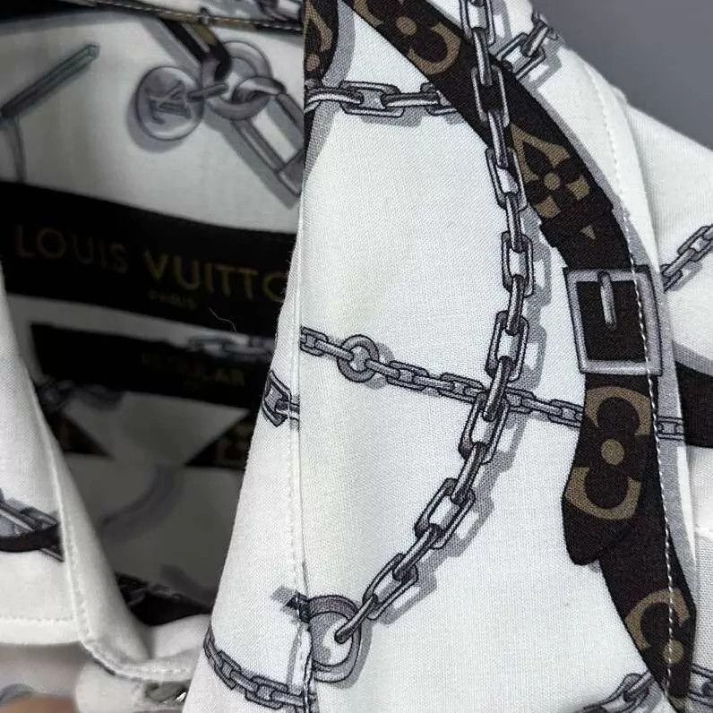 Louis Vuitton LV Monogram Chain Shirt 95 New Size L Size US L / EU 52-54 / 3 - 4 Thumbnail