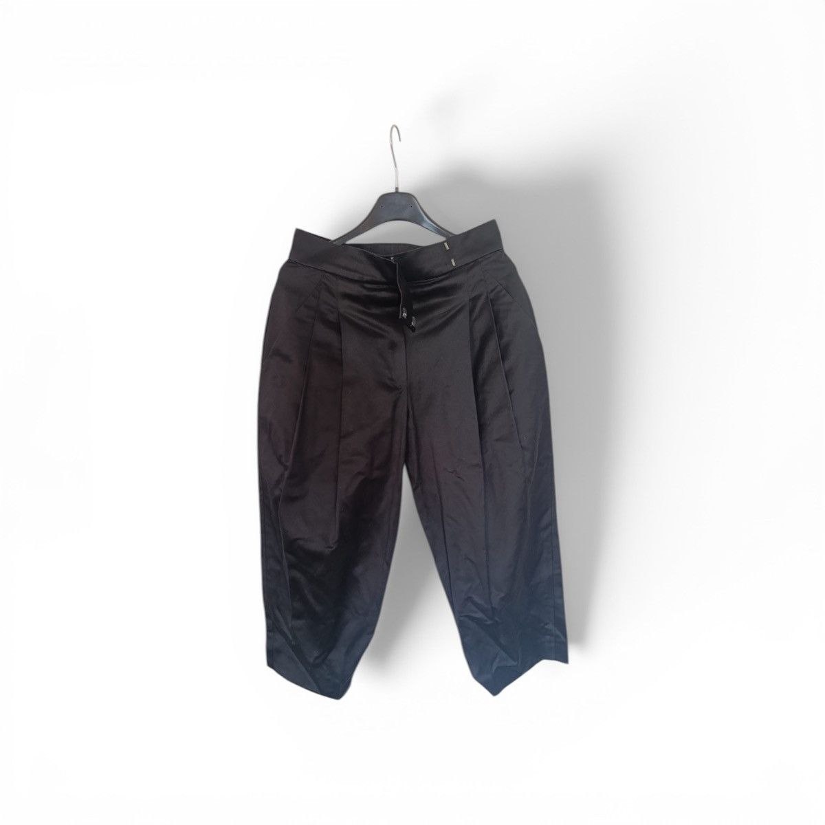 Yves Saint Laurent YSL Gauche Vintage Cropped Pleated Trousers Size 26" / US 2 / IT 38 - 1 Thumbnail