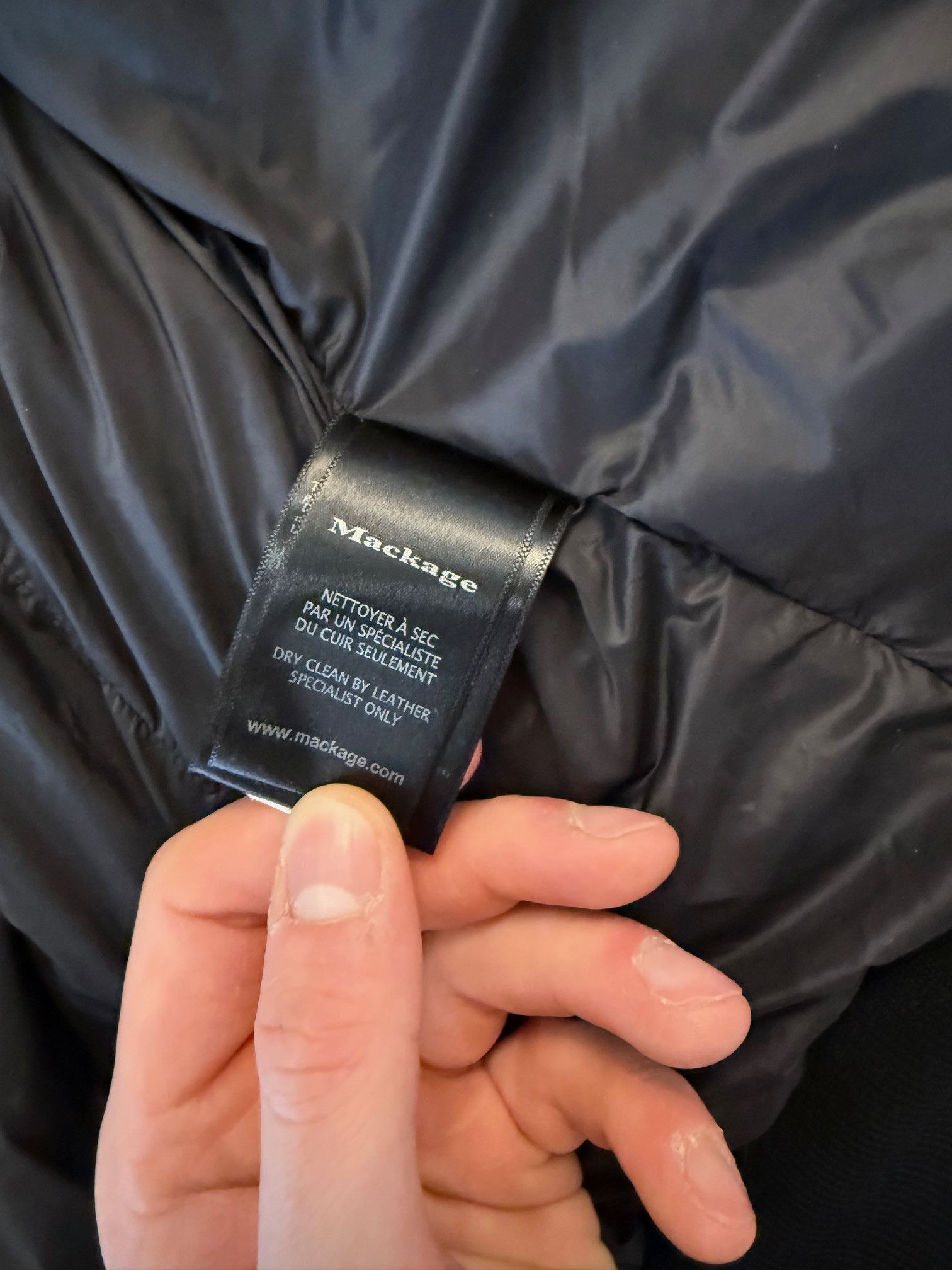 Mackage Mackage Glen Leather Down Bomber Size US S / EU 44-46 / 1 - 7 Thumbnail