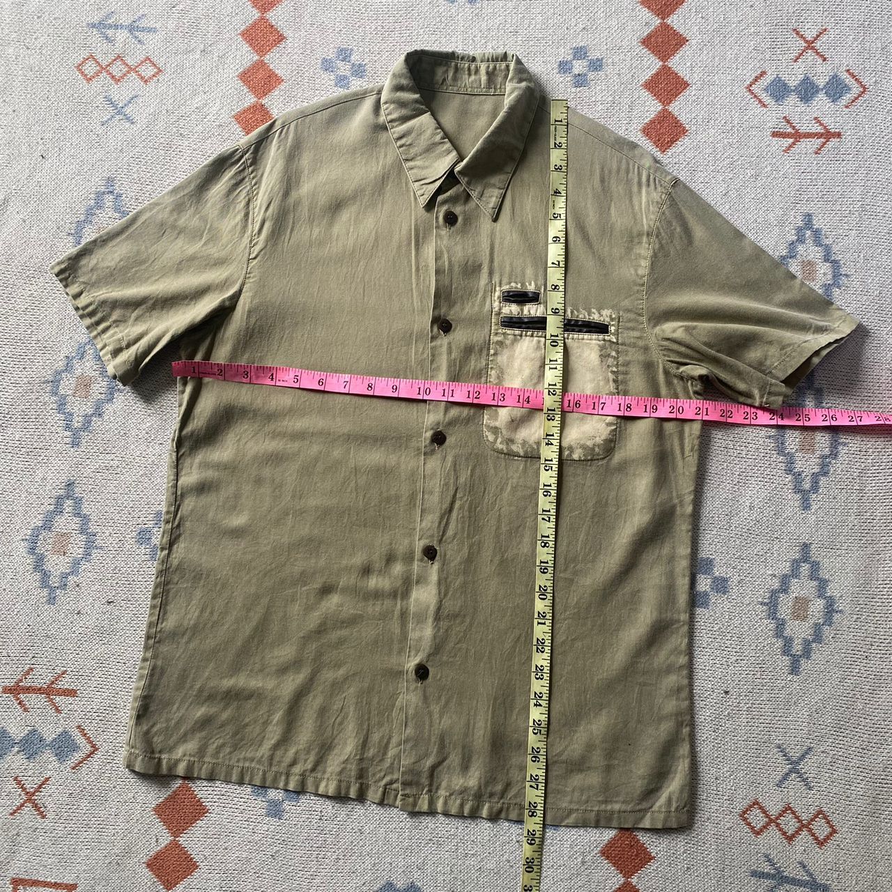 Japanese Brand × Y's for Men × Yohji Yamamoto Yohji Yamamoto AAR Rare Design Shirt Size US M / EU 48-50 / 2 - 8 Thumbnail