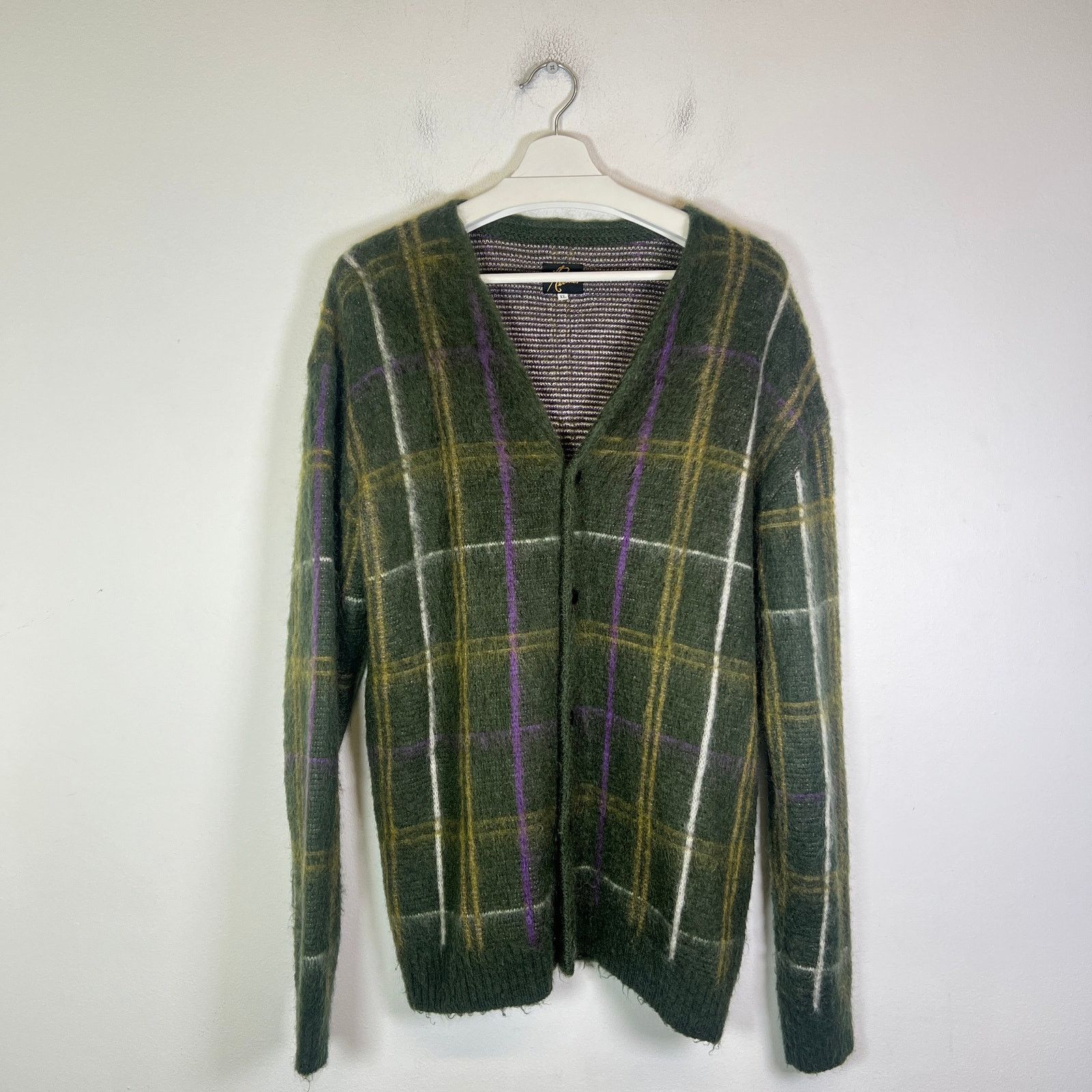 Needles Needles Mohair Windowpane Cardigan Size US XL / EU 56 / 4 - 1 Thumbnail