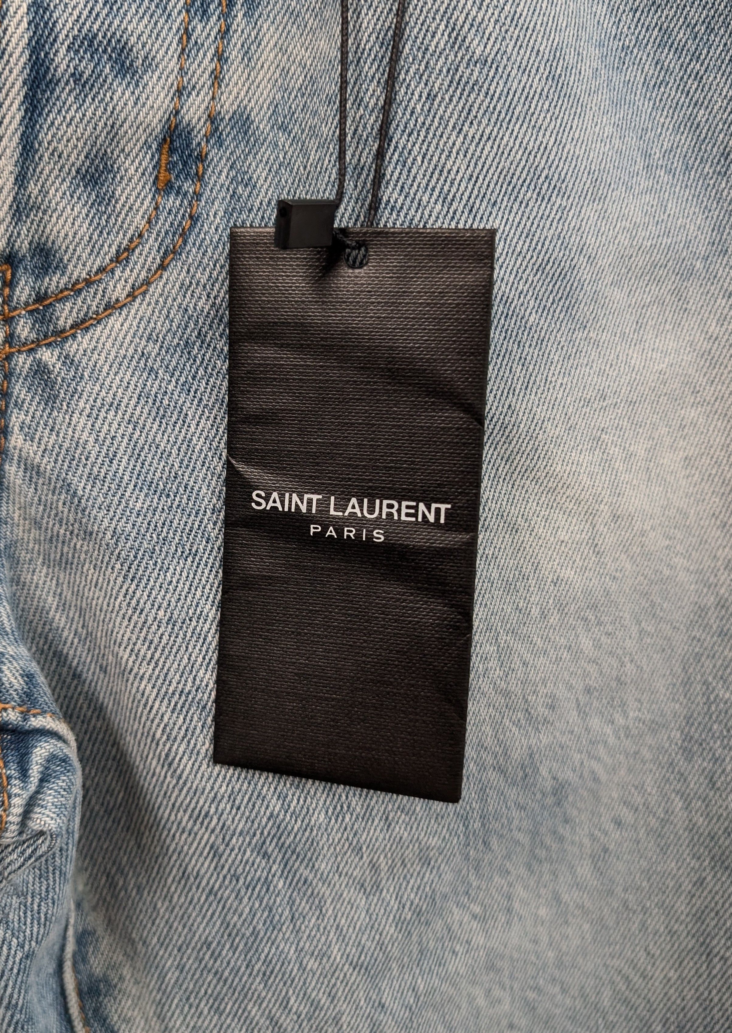 Saint Laurent Paris Saint Laurent Women's Tapered Jeans Size 25" / US 0 / IT 36 - 5 Thumbnail