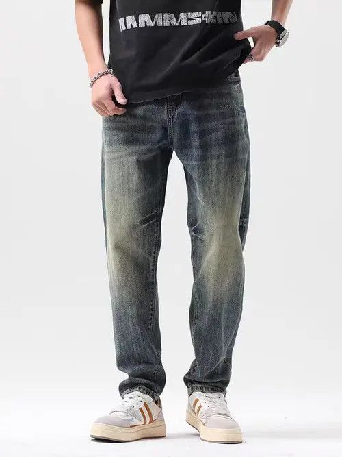 VIBE Vintage high street washed and faded casual jeans Size US 32 / EU 48 - 3 Thumbnail
