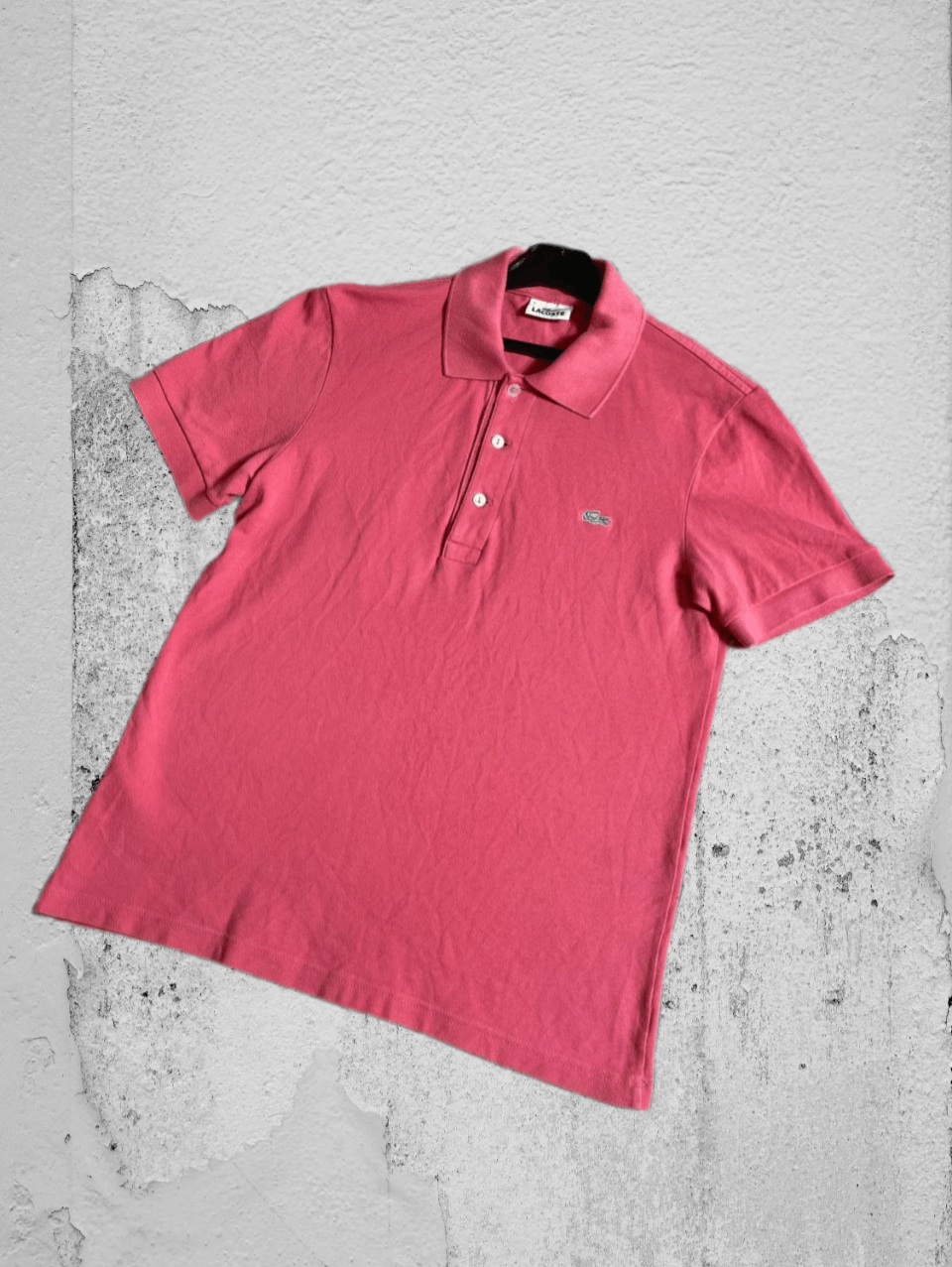 Lacoste × Vintage Vintage Lacoste 3D Logo White T-Shirt Size US S / EU 44-46 / 1 - 1 Thumbnail