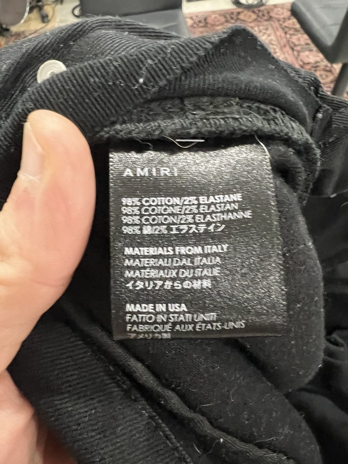 Amiri Amiri Black Thrasher Stacked Jeans Original 1st Release Size US 30 / EU 46 - 12 Thumbnail