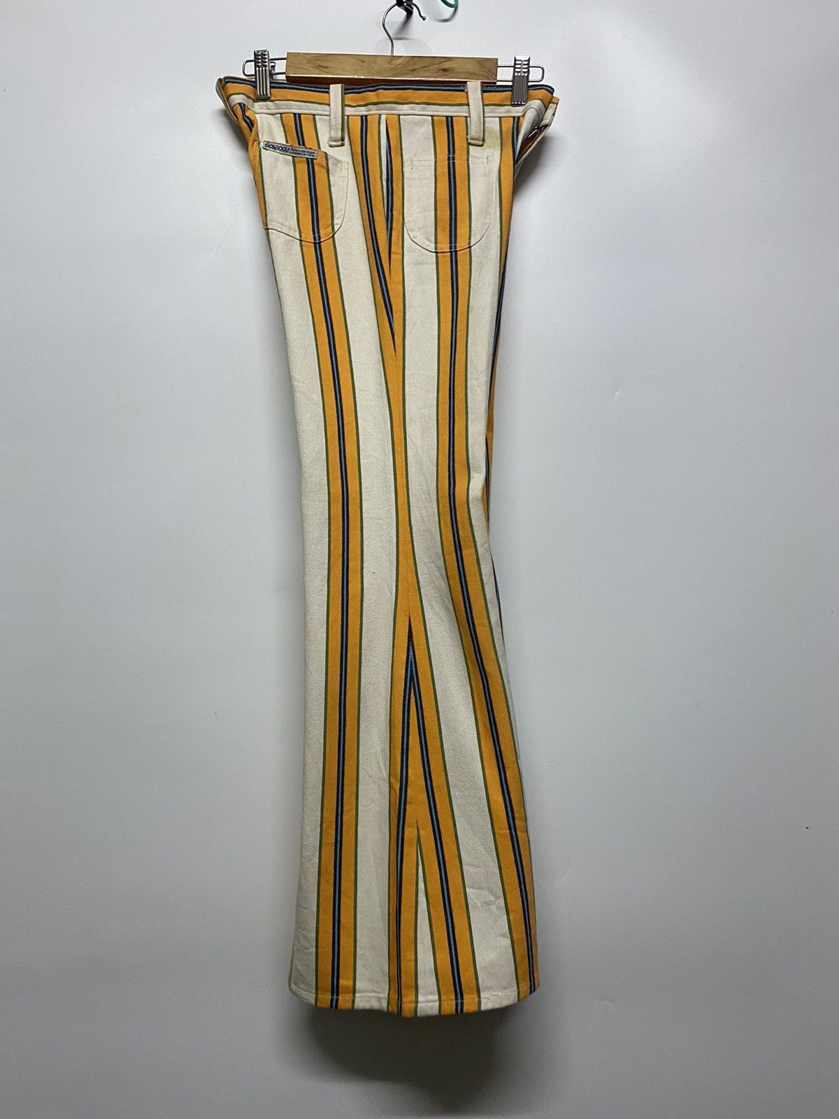 Japanese Brand × Vintage Vintage GAYTOGS Flare Leg Stripes Kicky Craze in Gay Size US 28 / EU 44 - 4 Thumbnail