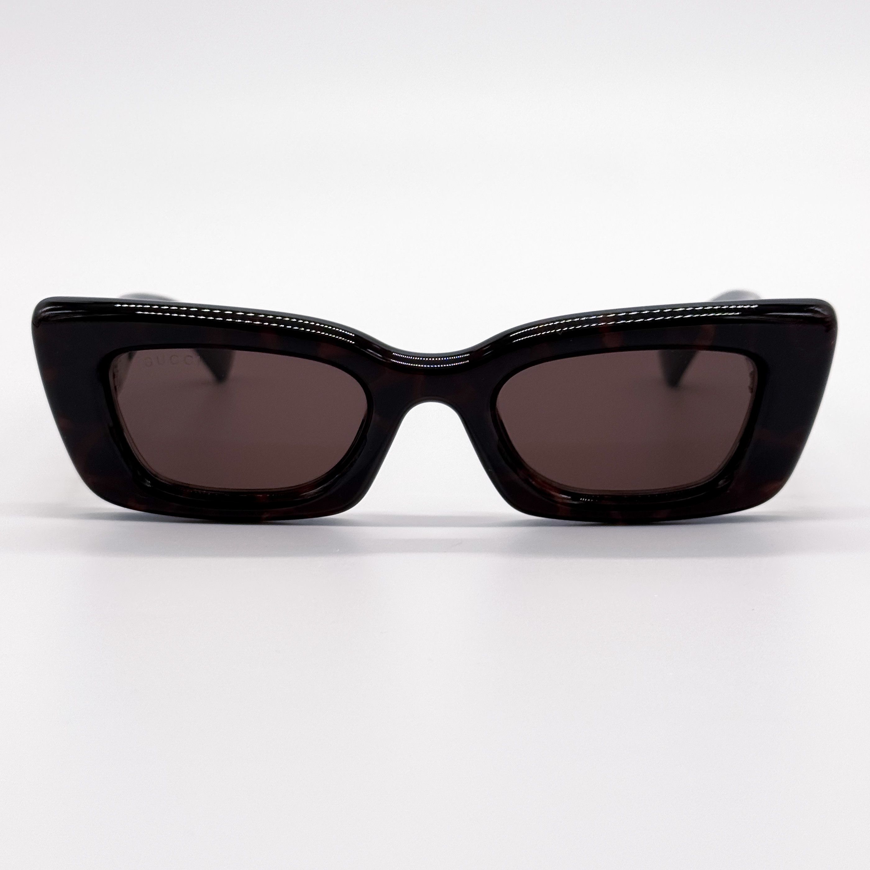 Gucci NEW GUCCI GG1827S 002 WOMEN DARK HAVANA SUNGLASSES GUCCI Size ONE SIZE - 6 Thumbnail