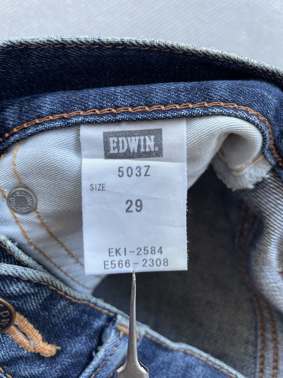 Edwin Vtg Edwin 503 Jeans (LG123) Size US 29 - 15 Thumbnail
