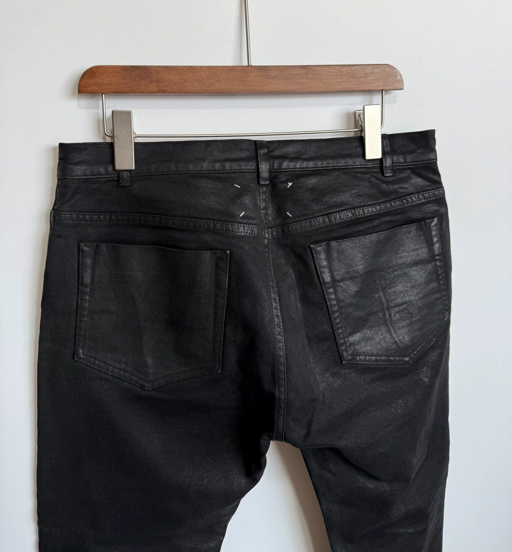 Maison Margiela Waxed Denim Jeans - Runway - Size 48