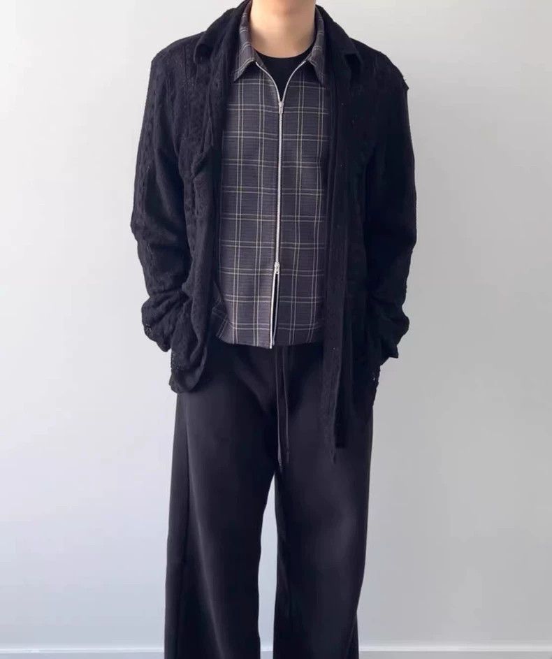 Our Legacy Our Legacy Checkered Short Jacket - dmc Size US XL / EU 56 / 4 - 1 Thumbnail
