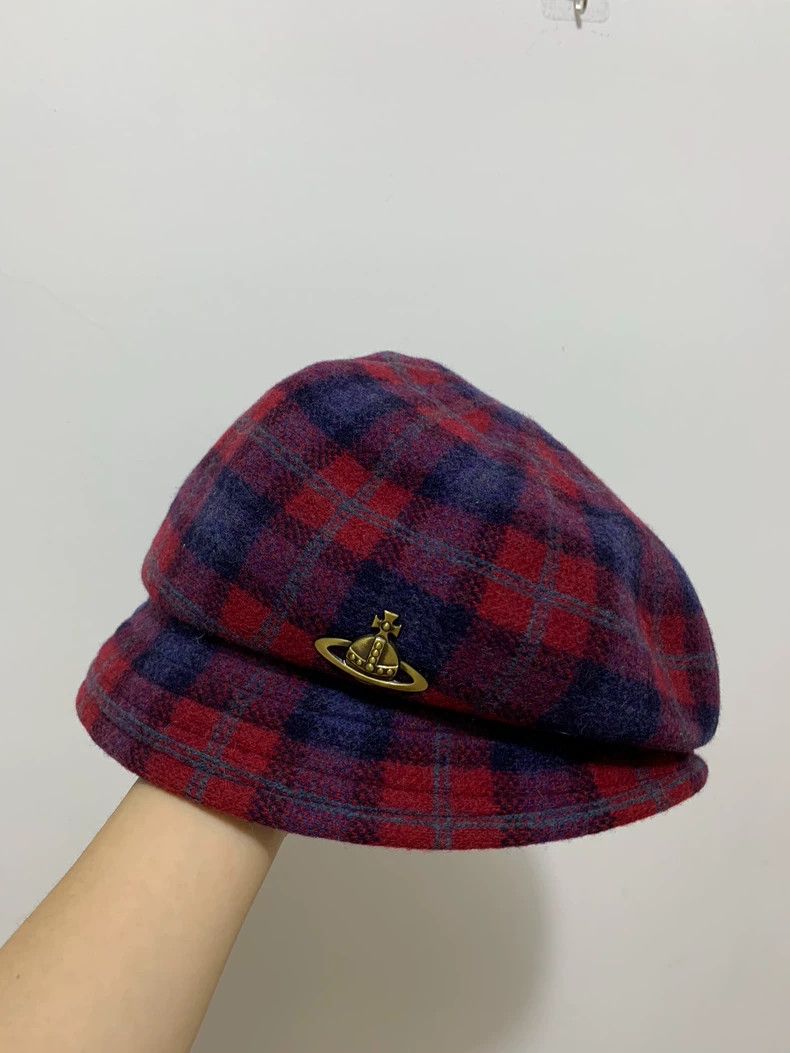 Vivienne Westwood Vivienne Westwood Old-fashioned checked newsboy hat Size ONE SIZE - 1 Thumbnail
