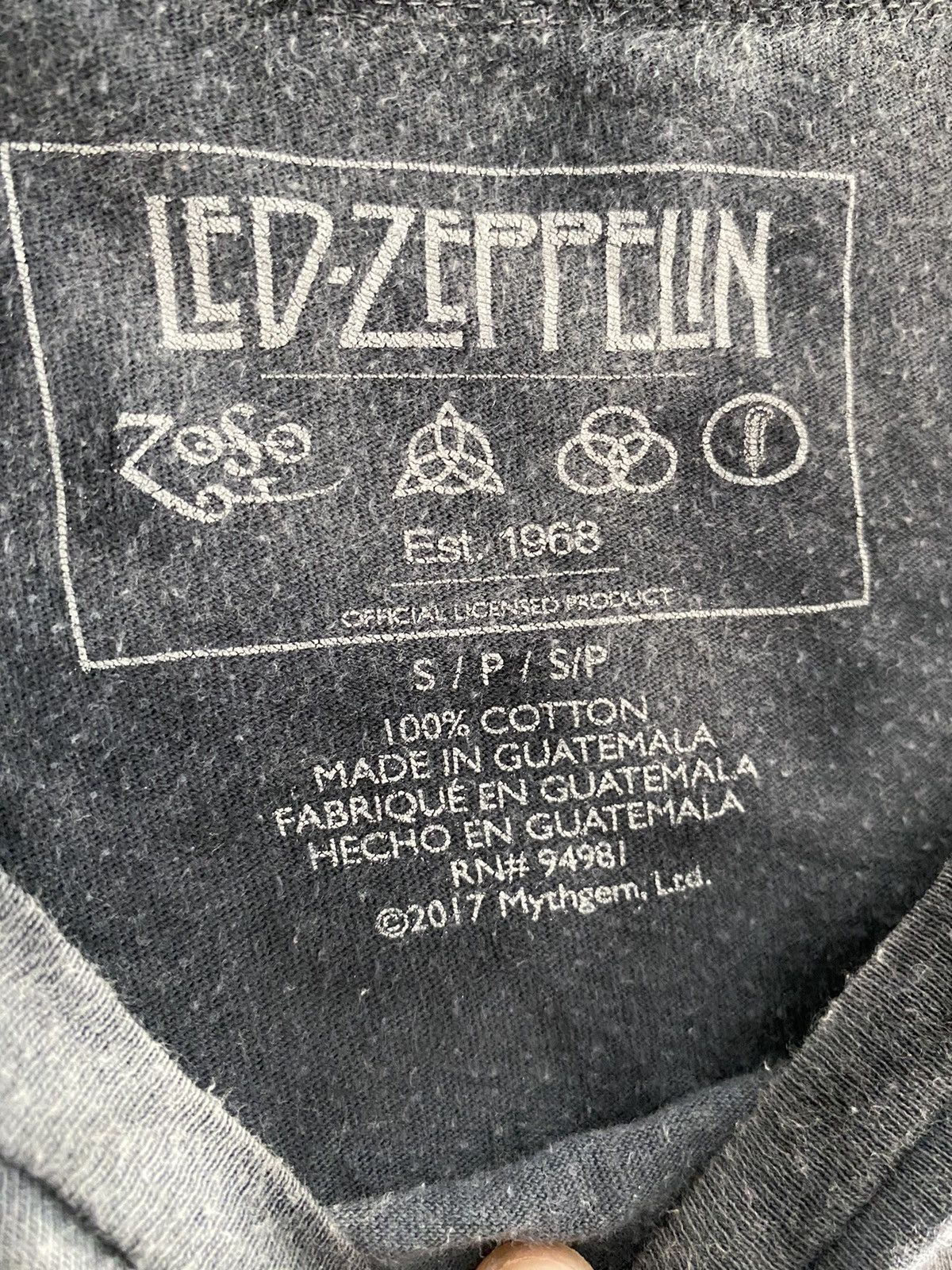 If Six Was Nine × Le Grande Bleu (L.G.B.) Vintage Led Zeppelin tie dye tshirts Size US S / EU 44-46 / 1 - 3 Thumbnail