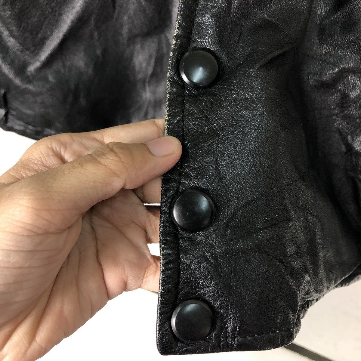 Japanese Brand 📌Vintage Biker Cafe Racer Leather Jacket Japan Issey Miyake Size US M / EU 48-50 / 2 - 17 Thumbnail