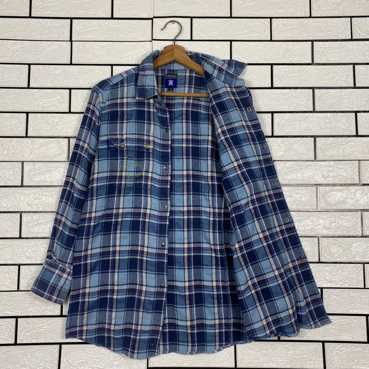 Buzz Rickson's 📌Vintage Flannel Jacket Button R Newbold Tartan Design Size US M / EU 48-50 / 2 - 12 Thumbnail