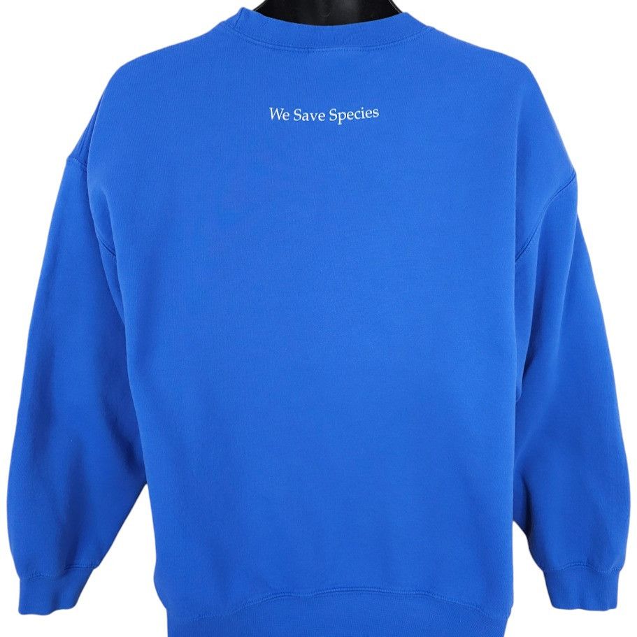 Gildan Smithsonian National Zoo Sweatshirt Mens Size Large Blue Size US L / EU 52-54 / 3 - 3 Thumbnail