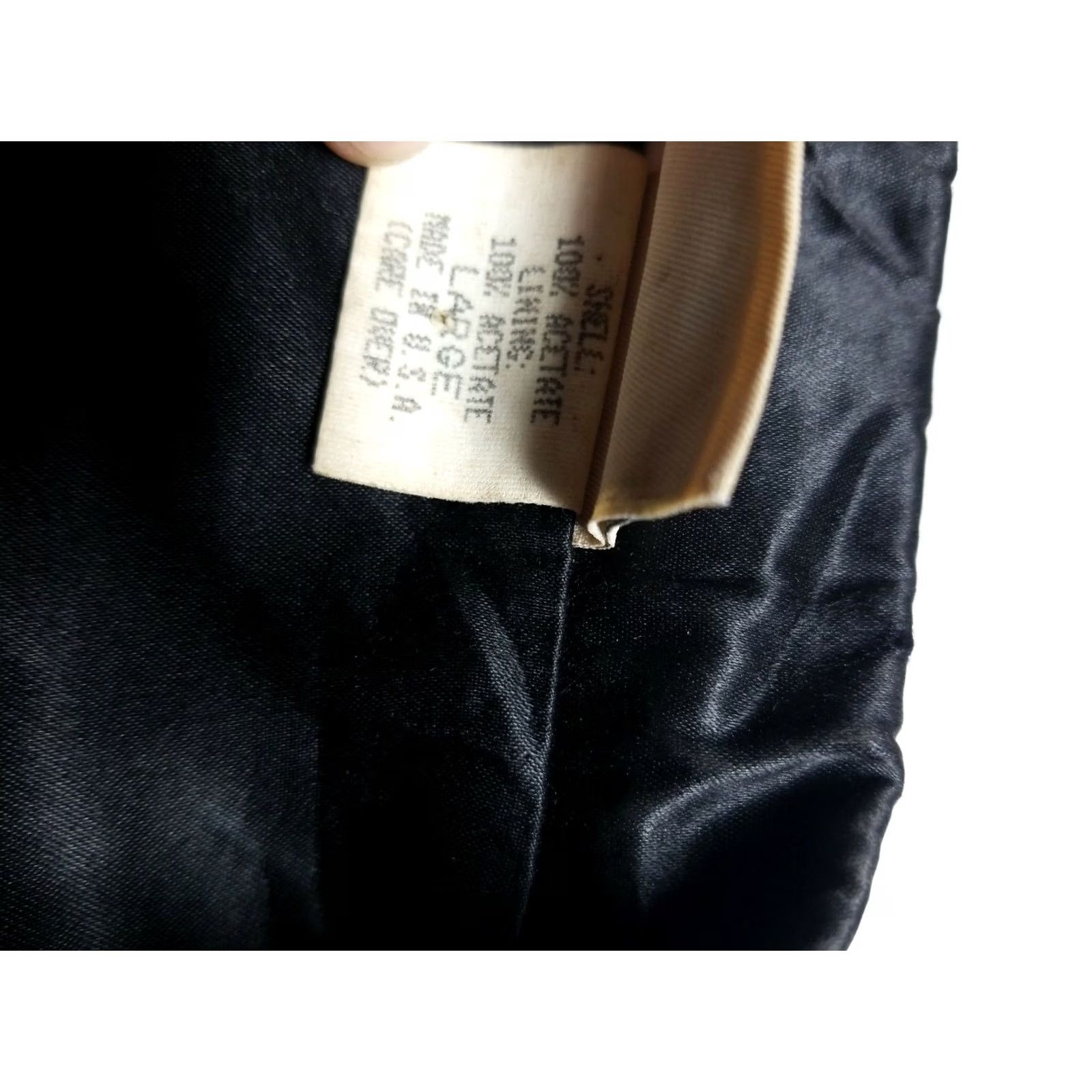 Vintage VINTAGE Luxor Hotel Las Vegas Satin Jacket L Black Casino Jacket Mens Size US L / EU 52-54 / 3 - 6 Thumbnail