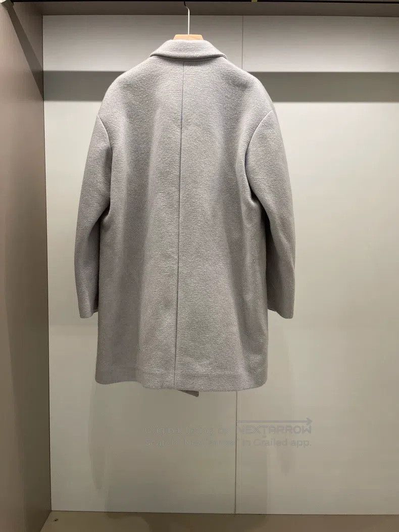 Brunello Cucinelli Brunello Cucinelli Gray Wool Cashmere Coat Size US M / EU 48-50 / 2 - 2 Thumbnail