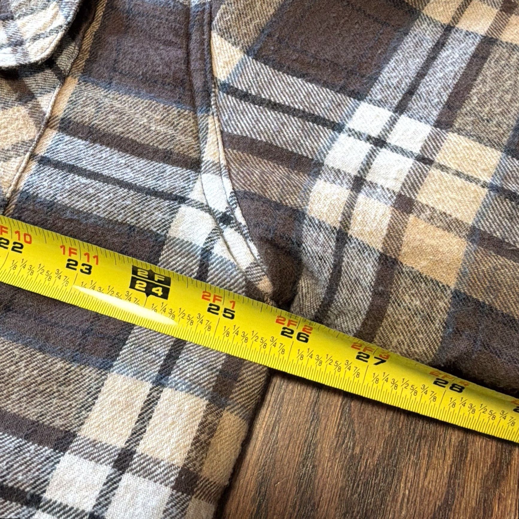 Vintage VINTAGE Wolverine Lined Brown Plaid Button Down Flannel Shirt Men’s XL Tall Size US XL / EU 56 / 4 - 8 Thumbnail