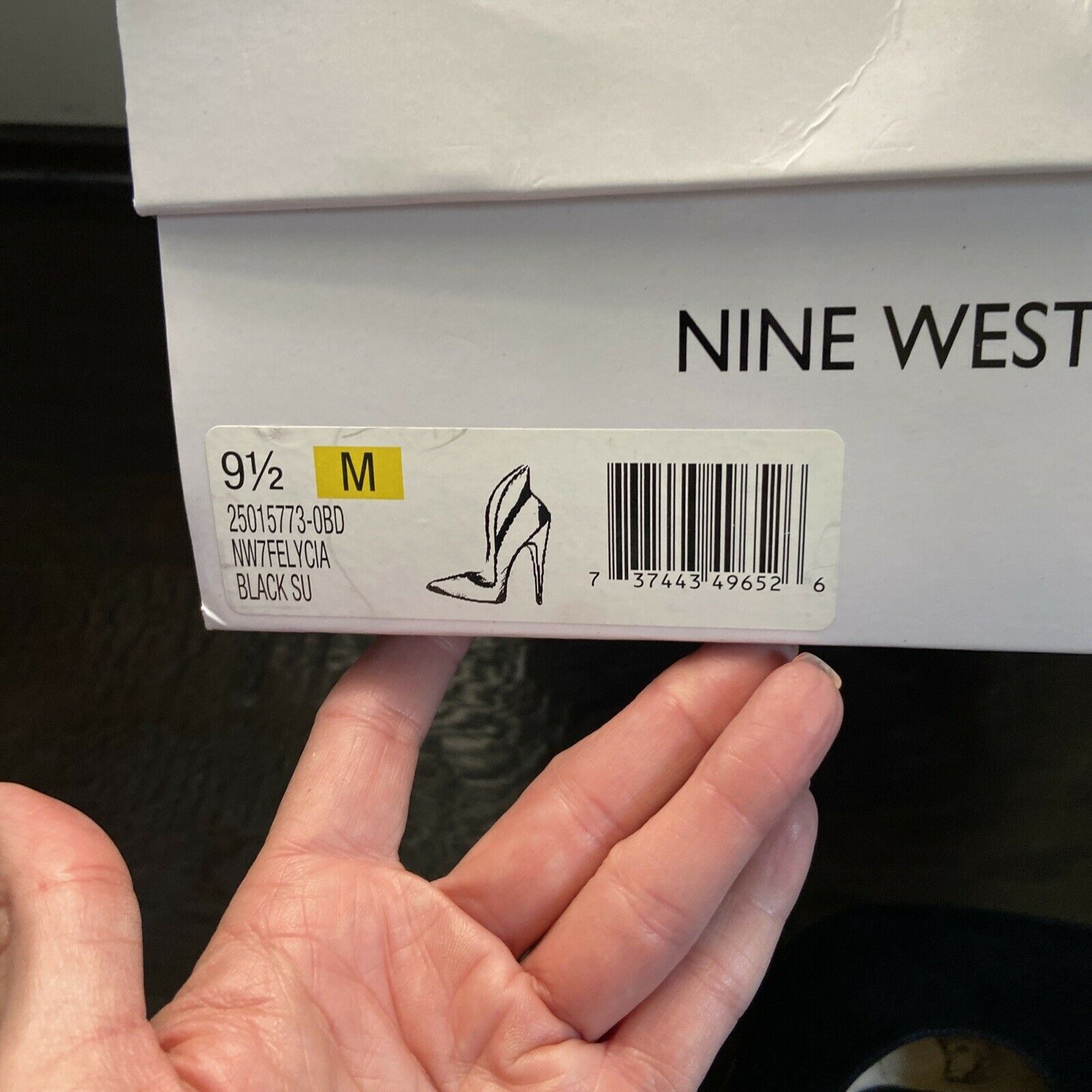 Nine West Nine West Felycia Black Suede Pointed Toe Heel Zipper 9.5 Size US 9.5 / IT 39.5 - 6 Thumbnail