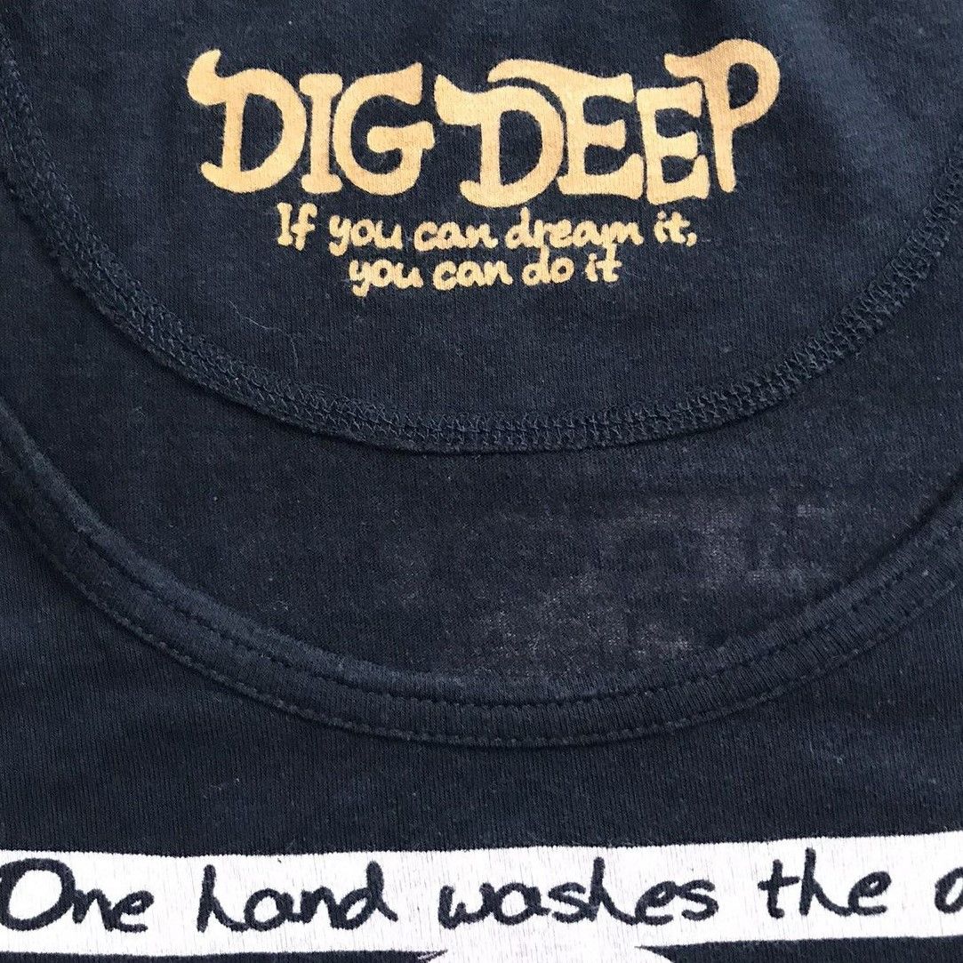 Japanese Brand DIG DEEP Punk Design Women Tee Size S / US 4 / IT 40 - 6 Thumbnail
