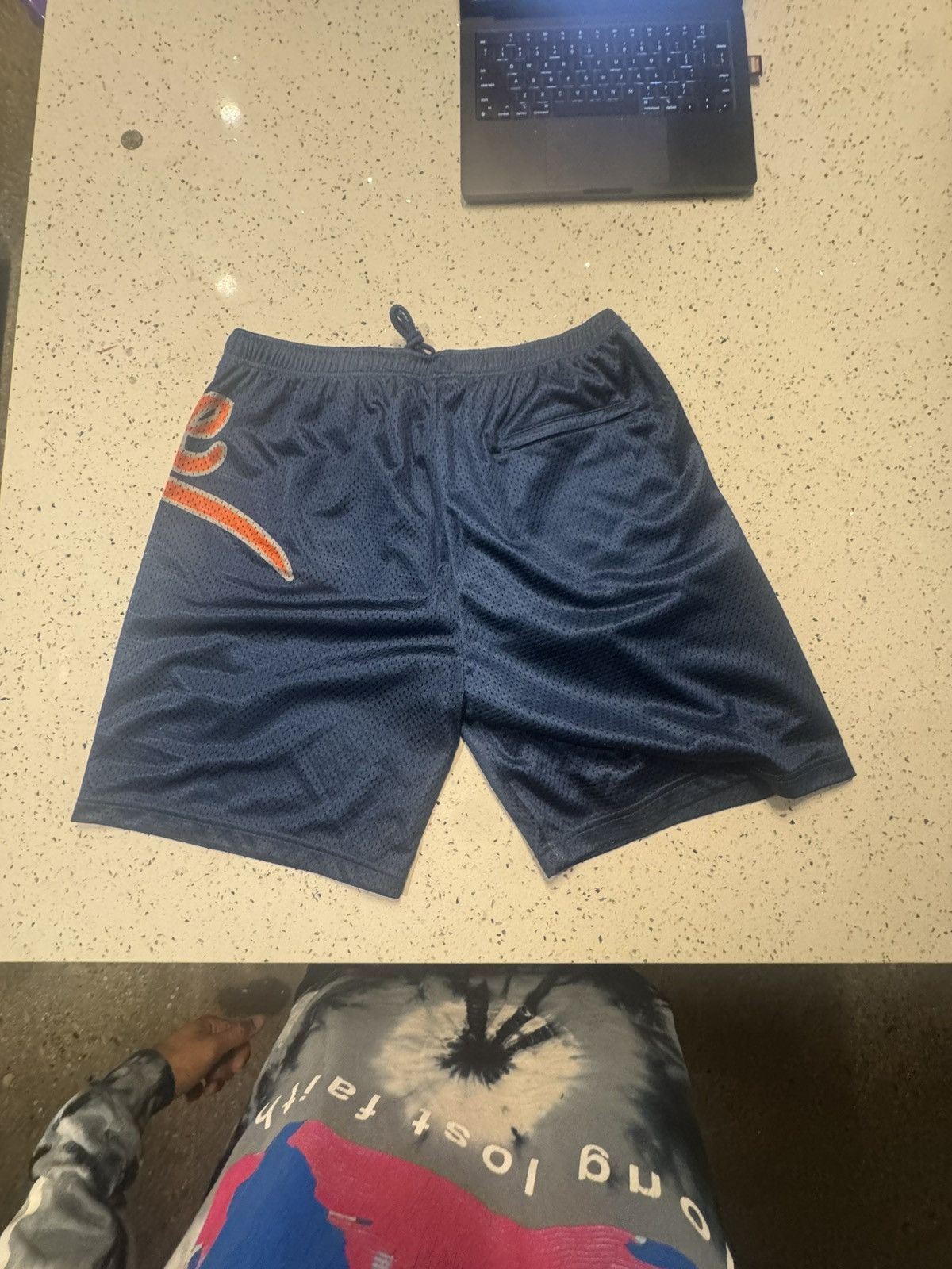 Supreme Supreme Big Script Mesh Shorts Size US 30 / EU 46 - 4 Thumbnail