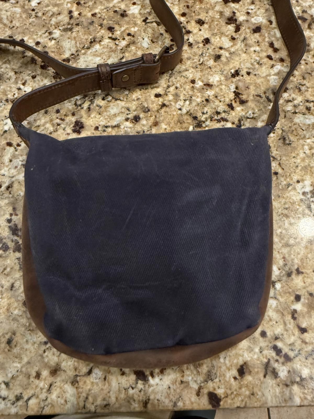 L.L. Bean Vintage LL.Bean Waxed Canvas Crossbody Bag – Small Size ONE SIZE - 3 Thumbnail