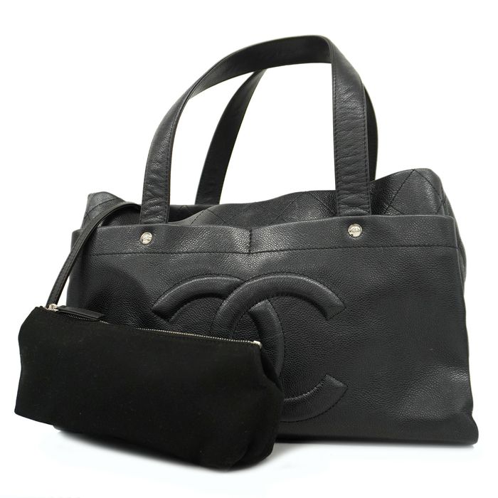 CHANEL, Bags, Chanelauth Matelasse Chain Shoulder With Fringe Leather  Shoulder Bag Black