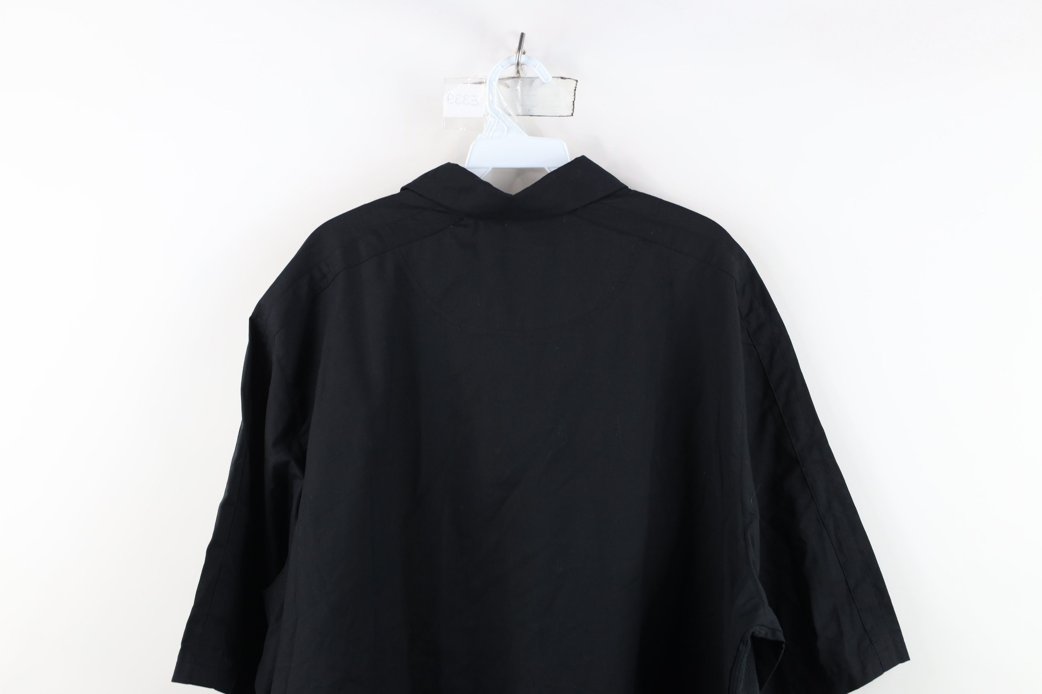 Vintage Vintage 90s Streetwear Collared Pullover Polo Shirt Black Size US XXL / EU 58 / 5 - 12 Thumbnail