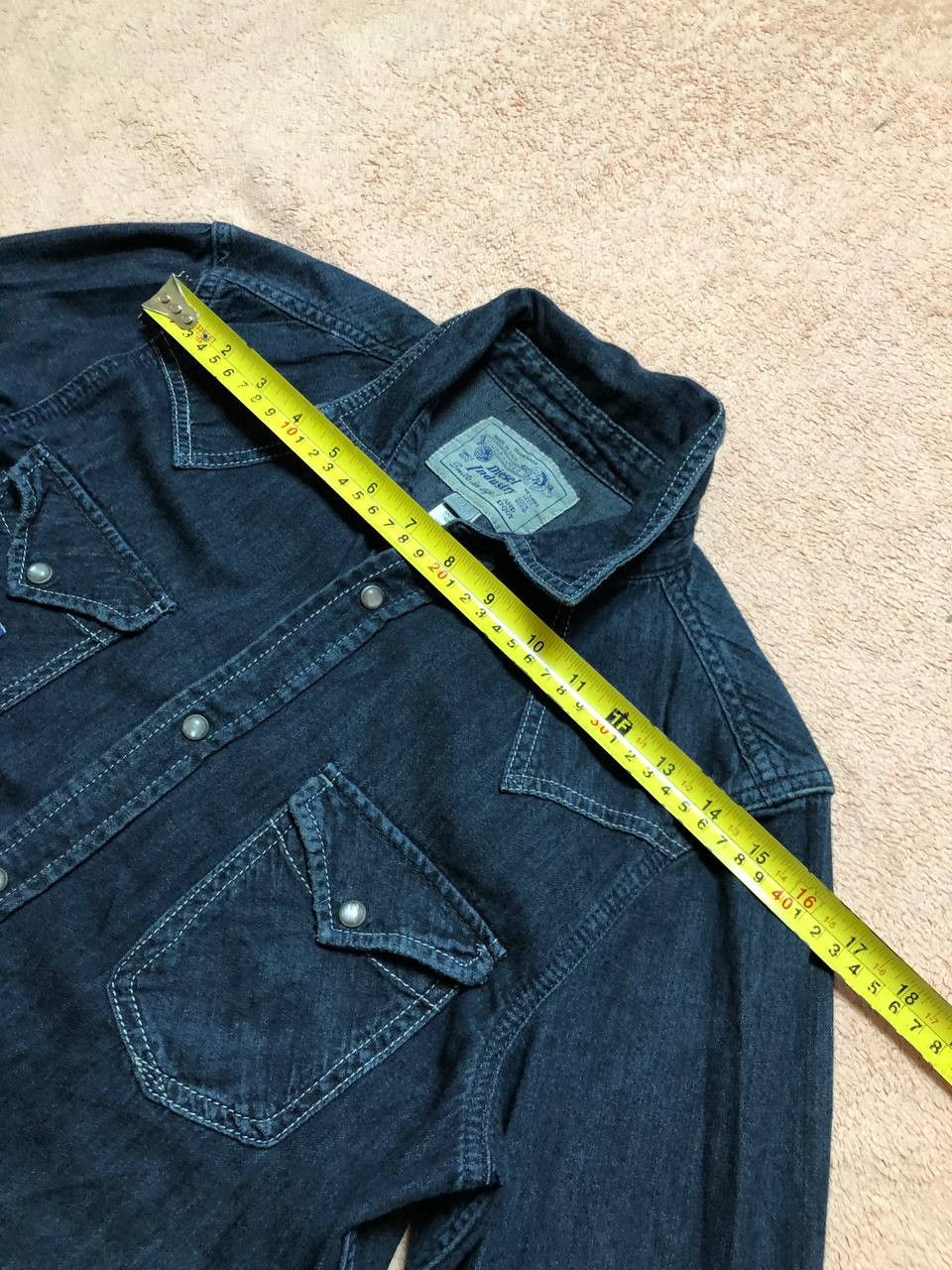 Diesel Vintage denim Shirt Y2K Diesel size S streetwear Size US S / EU 44-46 / 1 - 12 Thumbnail