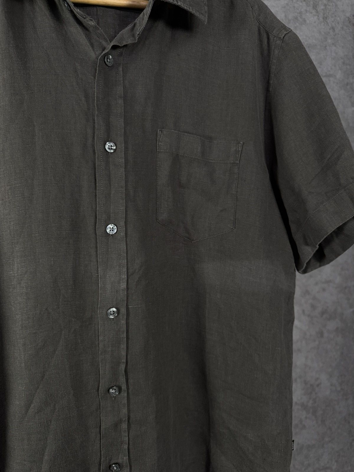 Hugo Boss Hugo Boss designer linen shirt Size US XL / EU 56 / 4 - 9 Thumbnail
