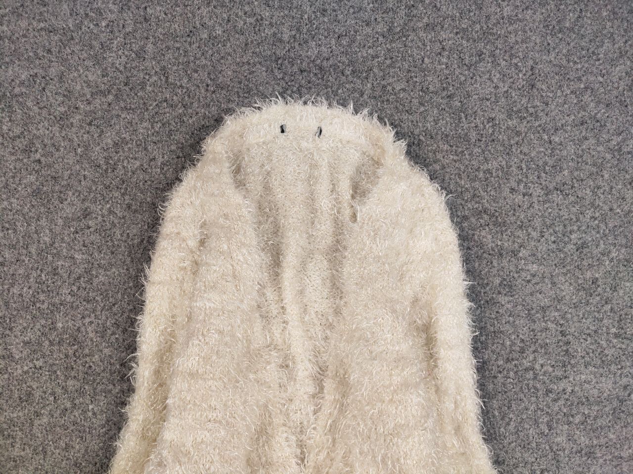Japanese Brand Vintage Japan Design Mohair fuzzy Cardigan Sweater Y2K Style Size US L / EU 52-54 / 3 - 8 Thumbnail